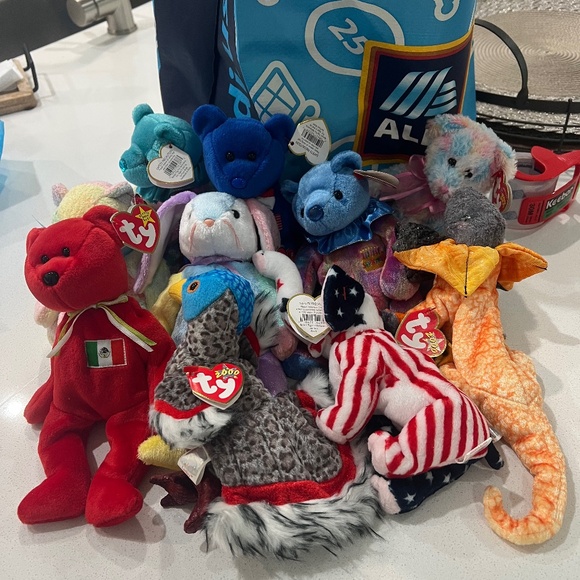 Ten new Beanie Babies with tags - Picture 1 of 1